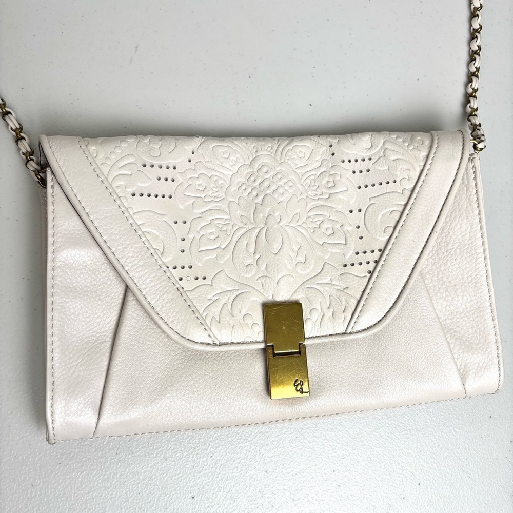 Elliott Lucca Purse Ivory Cream Clutch